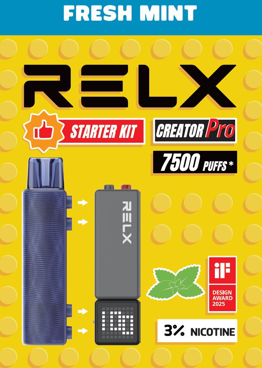 Relx Creator Pro 7500口｜積木一次性